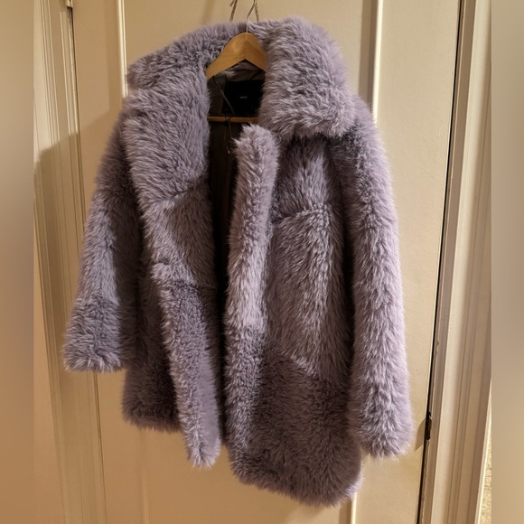 MANGO / MNG faux fur coat - Picture 4 of 7